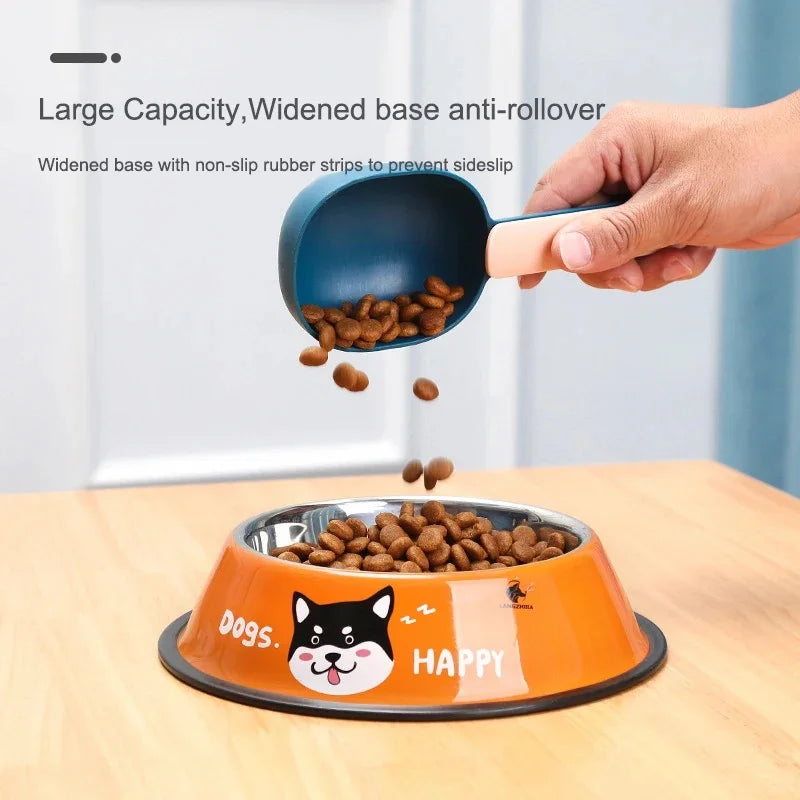 New Multicolor Stainless Steel Dog Cat Bowl Non-Slip Durable Anti-Fall Eat Drink Pet Food Container Feeder Dish Bowl