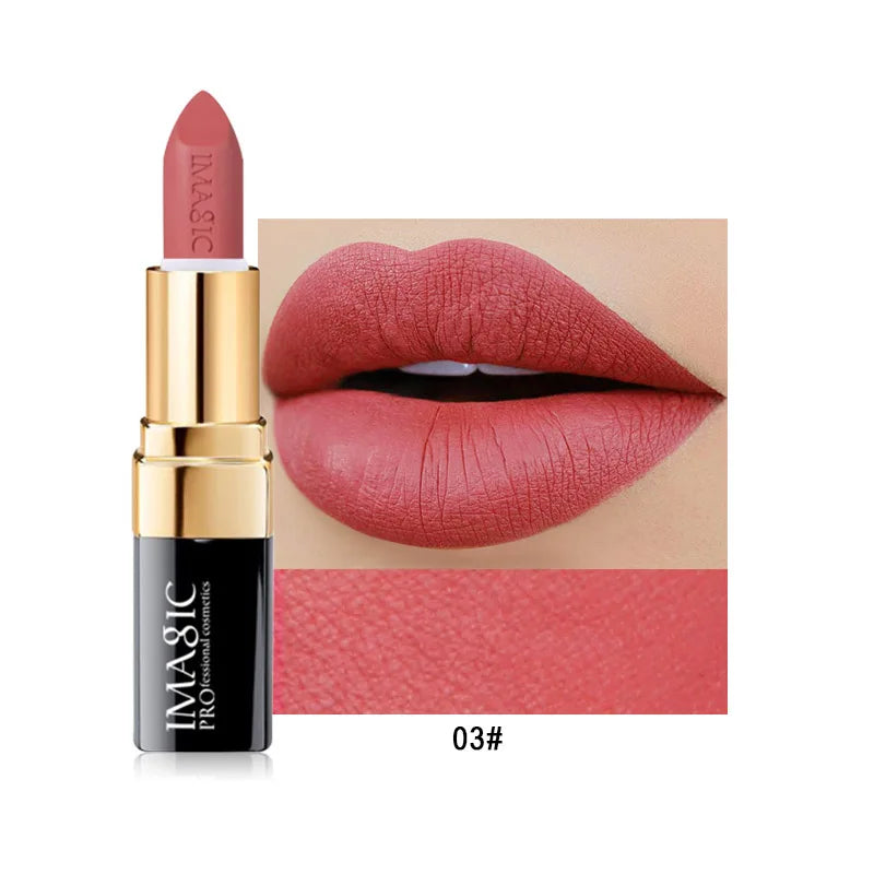 IMAGIC Lipstiffie Bevogtiger Lippe Gladde Lipstick Langdurige Sjarmante Lipstiffie Kosmetiese Skoonheid Grimering 12 Kleure
