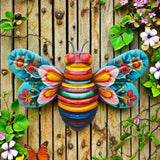 Wall Hanging Art 3D Sculpture Wall Art Sculpture Ornament for Living Room Garden Bedroom