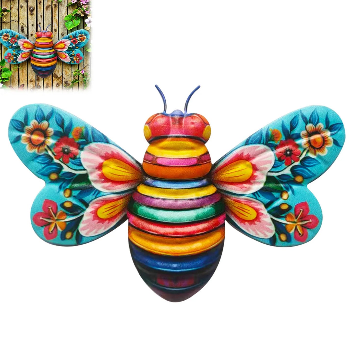 Wall Hanging Art 3D Sculpture Wall Art Sculpture Ornament for Living Room Garden Bedroom