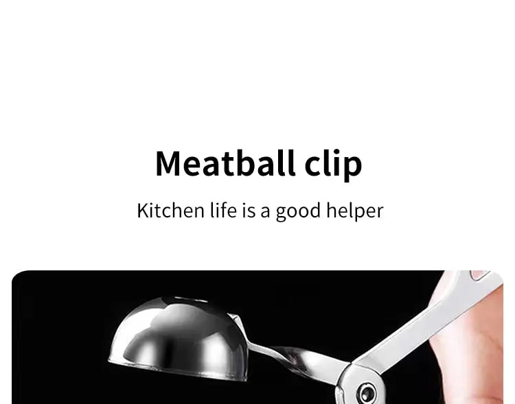 1 Set Of Meatball Maker Fish Ball Shrimp Ball Round Rice Ball Maker Stainless Steel Easy To Clean Kitchen Gadgets