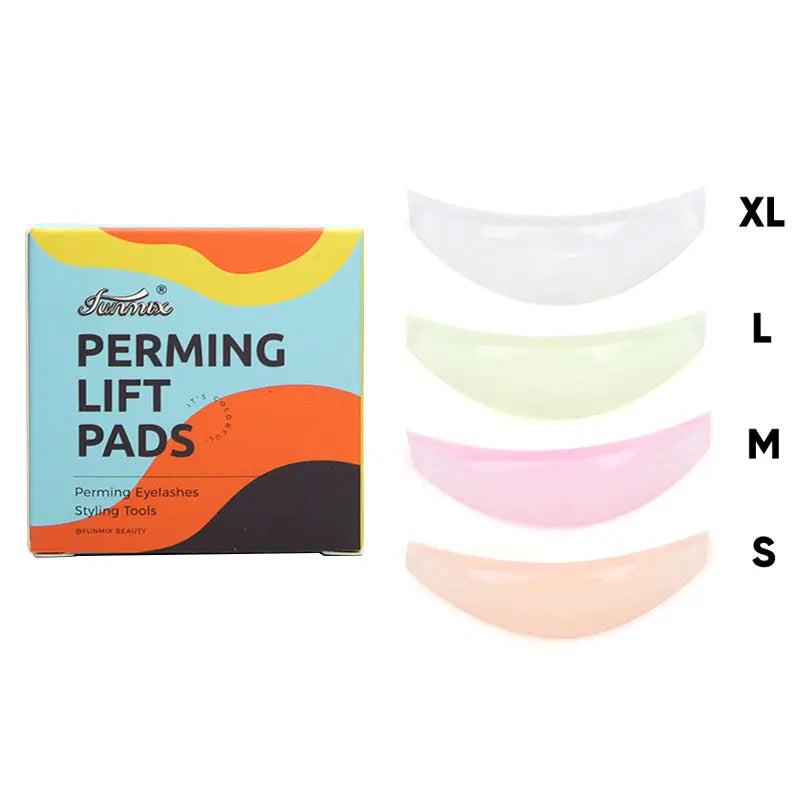 4 Pairs Silicone Eyelash Perm Pad Lifting Lashes Rods Shield Recycling 3D Eyelash Curler Accessories Applicator Makeup Tools