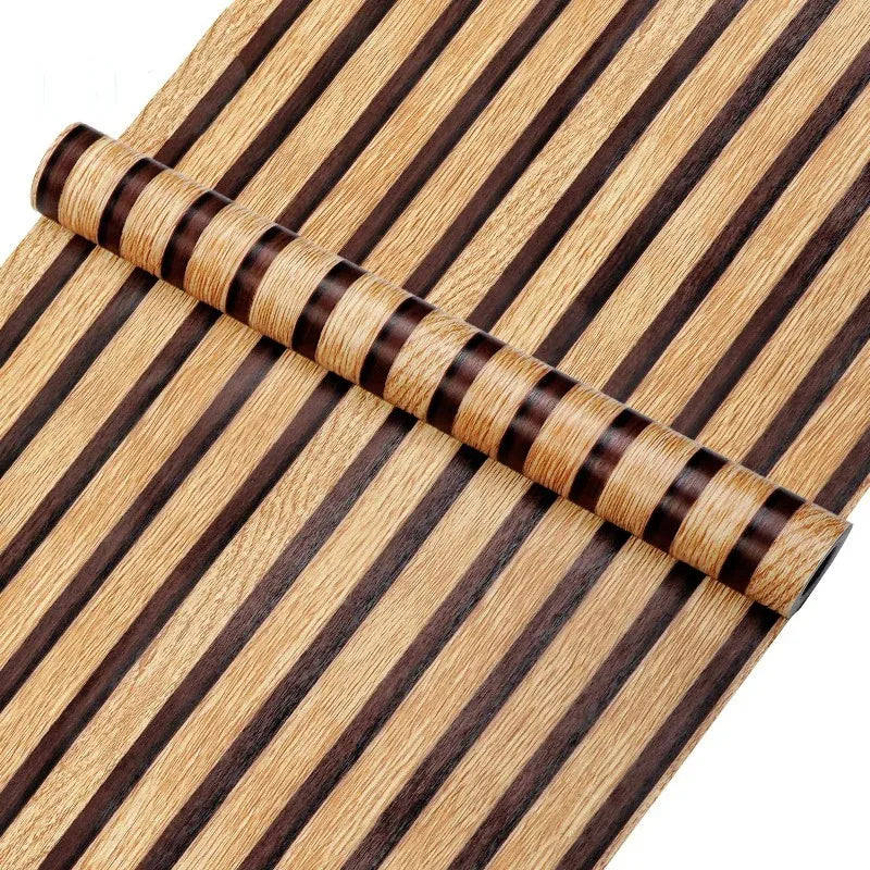 45CM Groot Rol Houtnerf Muurpapier Skil En Plak Kontakpapier Verwyderbare Selfklevende Muurpapier Dekoratief Vir Werkblaaie