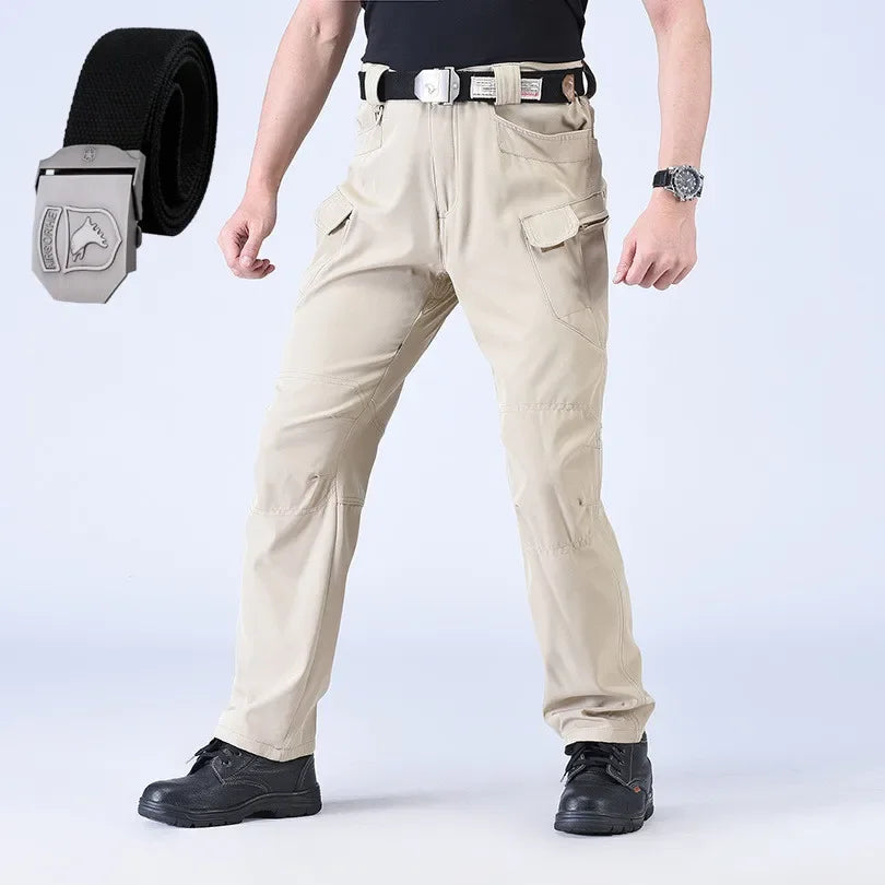 Men's Elastic Hiking Trekking Fishing Climbing Camping Outdoor Hunting Trousers Spring Autumn Fall Cargo Tactical Fast Dry Pants