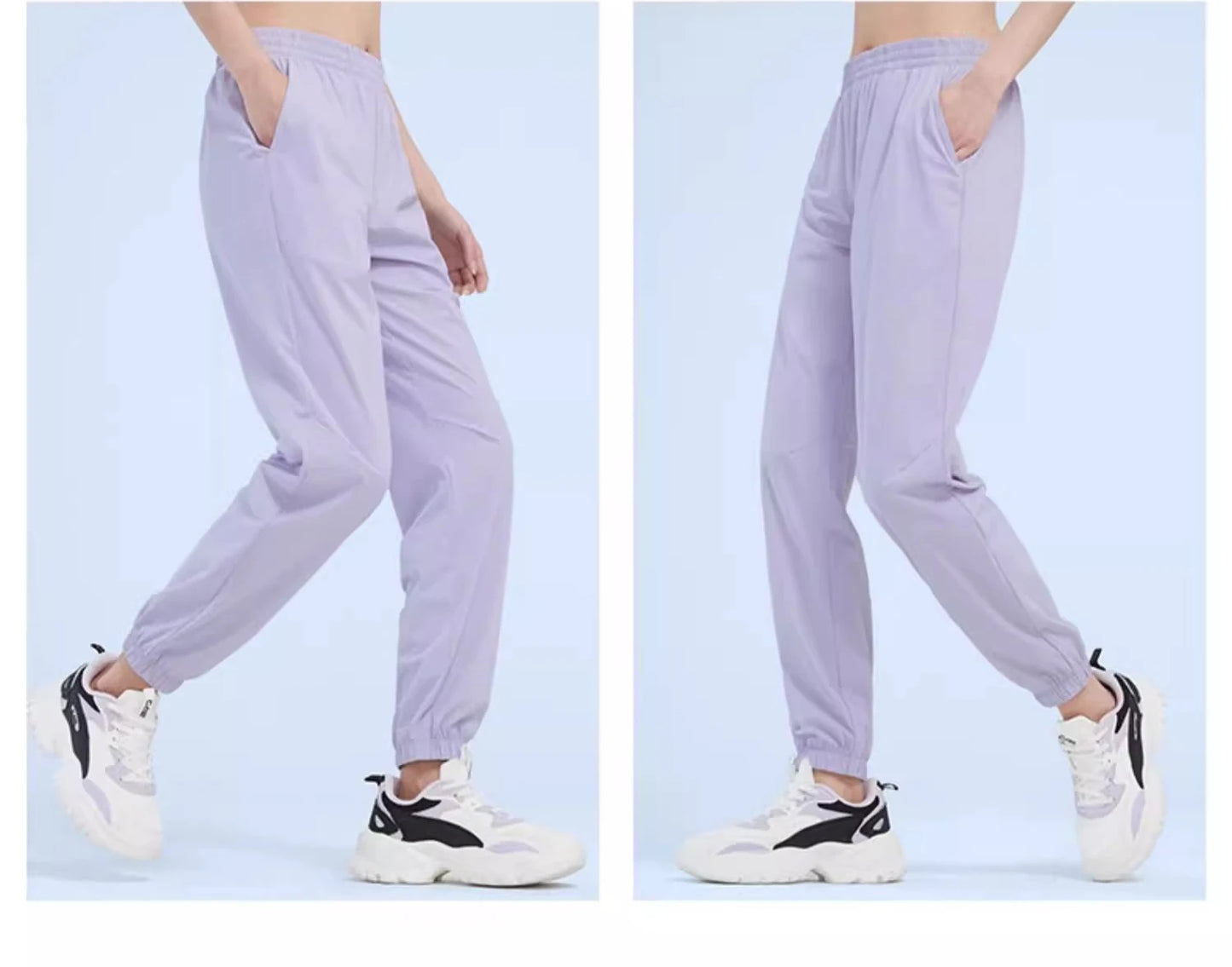GOLDEN CAMEL Outdoor Hiking Pants Sun Protection Sport Running Trousers Quick-dry Thin Ice Feeling Pant for Women 2023 Summer Ne