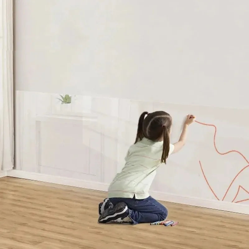 Oil Proof Wall Stickers Plastic Transparent Waterproof Heat-resistant Self Adhesive Film Wall Paper for Kitchen Home Decoration