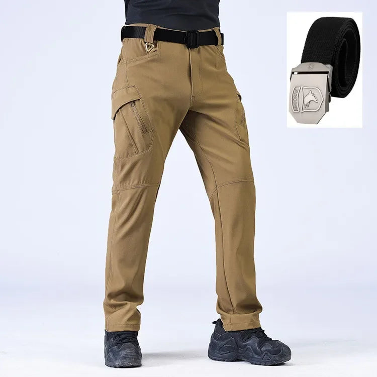Men's Elastic Hiking Trekking Fishing Climbing Camping Outdoor Hunting Trousers Spring Autumn Fall Cargo Tactical Fast Dry Pants