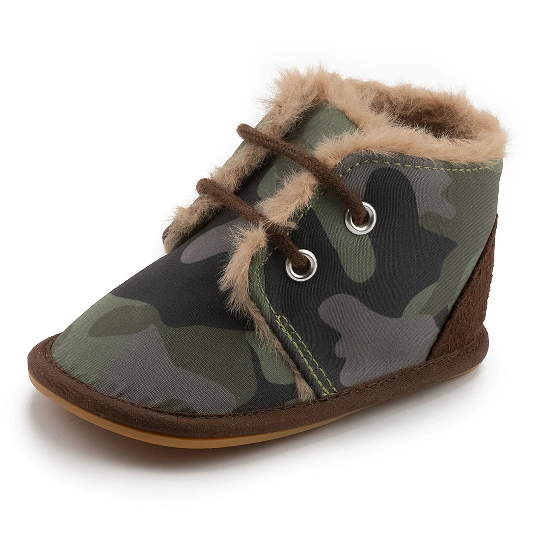 KIDSUN Winter Baby Snow Booties Warm Infant Boy Girl Toddler Shoes Rubber Sole Anti-slip Soft Newborn First Walkers Crib Shoes