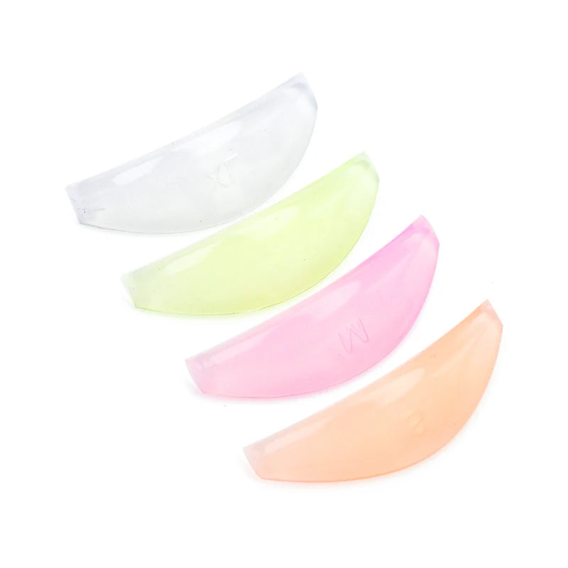 4 Pairs Silicone Eyelash Perm Pad Lifting Lashes Rods Shield Recycling 3D Eyelash Curler Accessories Applicator Makeup Tools