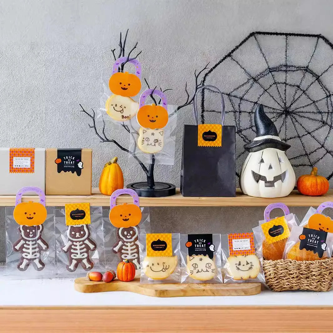 3Pcs Halloween Skull Cookie Cutter 3D Plastic Skeleton Gingerbread Man Biscuit Mold Fondant Pastry Cartoon Cake Decoration