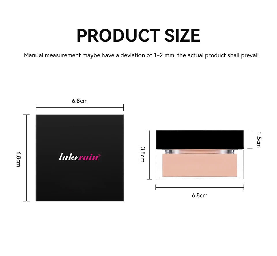 Loose powder makeup Loose Baking&Setting Powder Matte Waterproof Long Lasting Oil Control 4 Colors Loose Powder Makeup Cosmetics