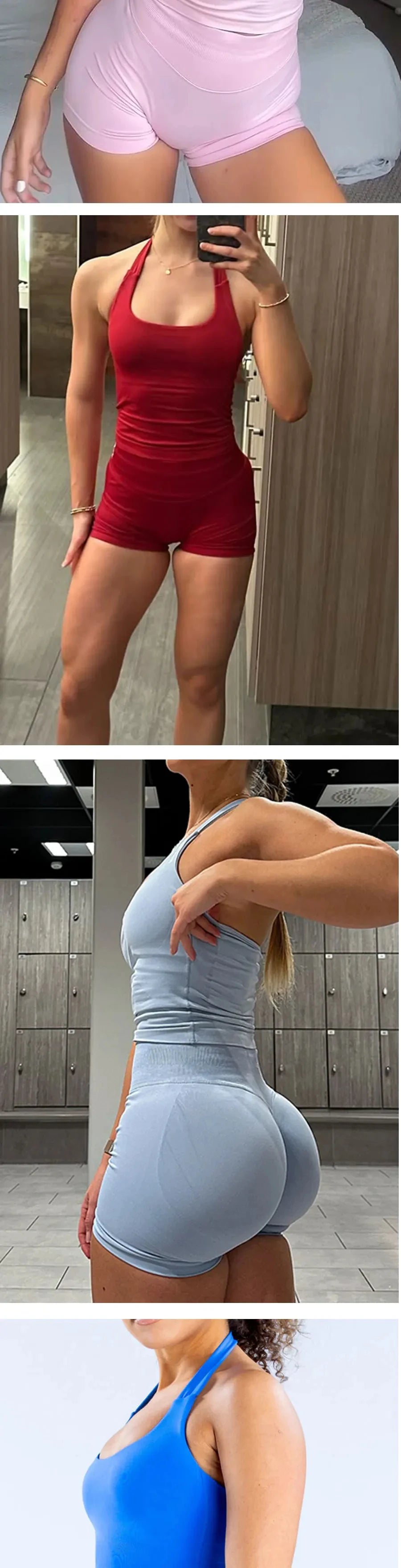 Yoga fitness set; strapless bra and shorts set; seamless backless vest; invisible elastic texture hip-lifting shorts