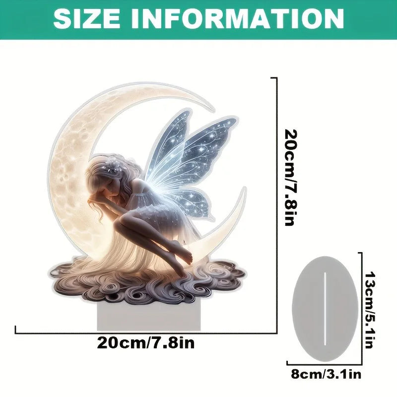 1 piece of charming crescent fairy decoration ornaments - kitchen decoration and office decoration. The Perfect Gift