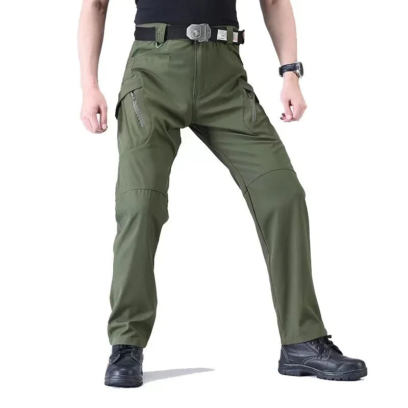 Men's Elastic Hiking Trekking Fishing Climbing Camping Outdoor Hunting Trousers Spring Autumn Fall Cargo Tactical Fast Dry Pants
