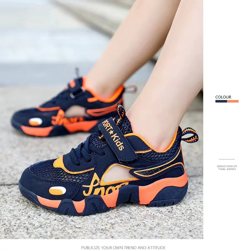Kids Summer Shoes Kids Sandals Breathable Boys Sandals Soft Children's Shoes Outdoor Protecting Toes Beach Sandal Water Shoes
