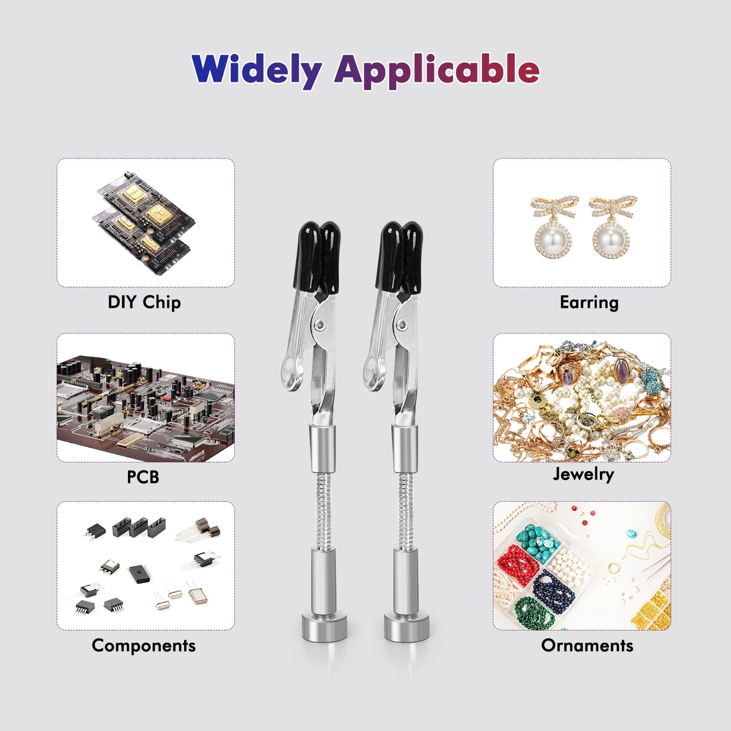 NEWACALOX Mini Magnetic Soldering Third Helplping Hand Flexible Arm PCB Circuit Board Hoder Electronic Repairing WeldingTool