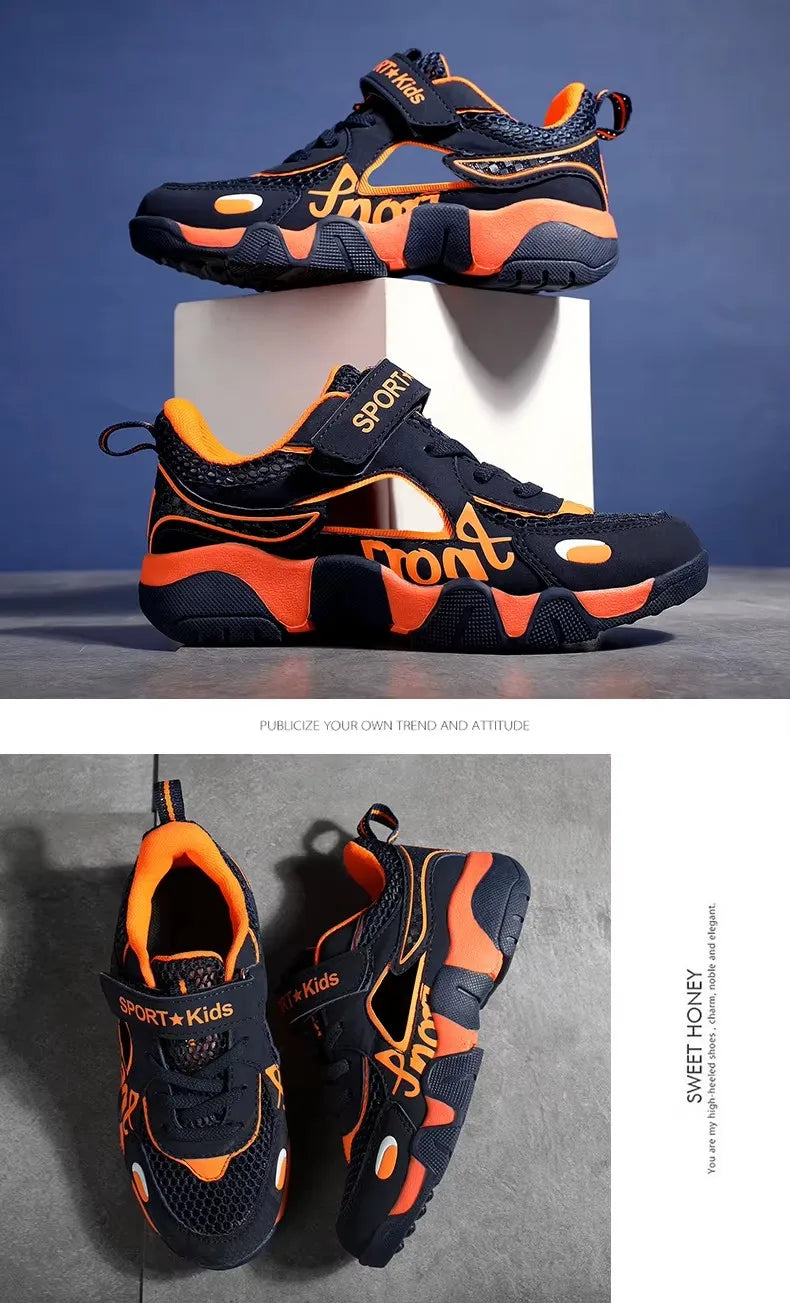 Kids Summer Shoes Kids Sandals Breathable Boys Sandals Soft Children's Shoes Outdoor Protecting Toes Beach Sandal Water Shoes