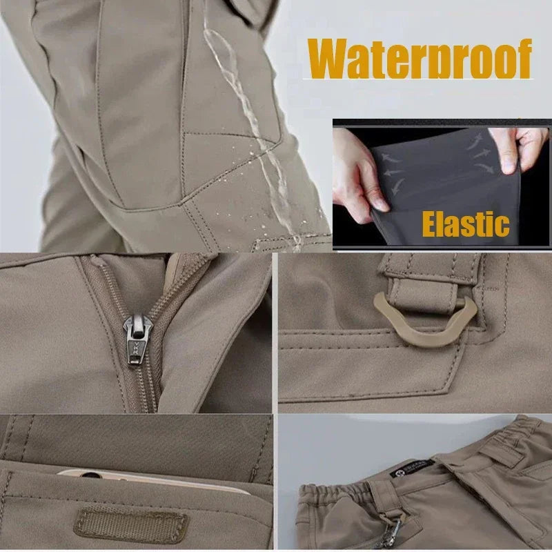 Men's Elastic Hiking Trekking Fishing Climbing Camping Outdoor Hunting Trousers Spring Autumn Fall Cargo Tactical Fast Dry Pants