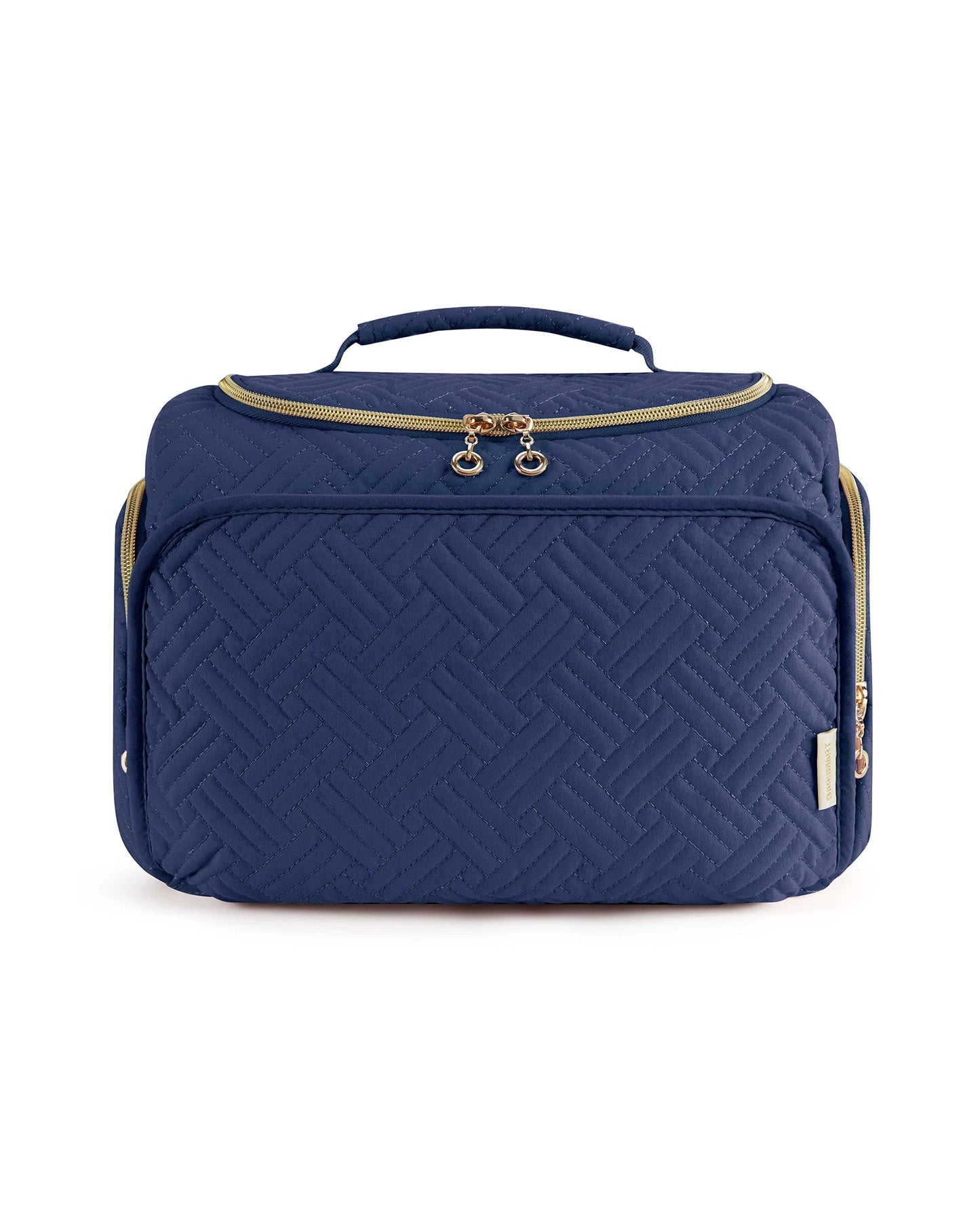 BAGSMART Cosmetic Bag for Make UP Cases Large Capacity Makeup Organizer With Handle Waterproof Travel Toiletry Storage
