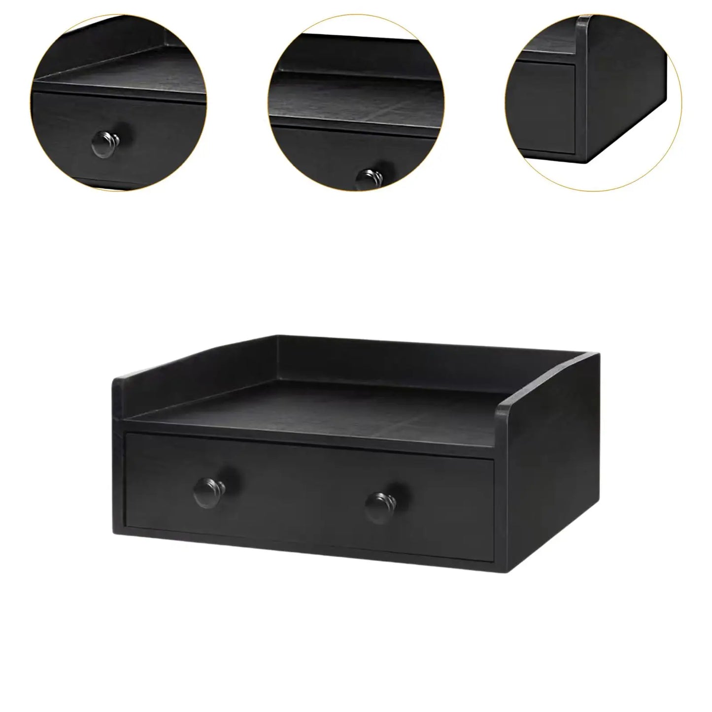 Wooden Coffee Pod Holder Coffee Capsule Drawer Organizer Tea Storage Box for Kitchen Bar Home Coffee Station Organization