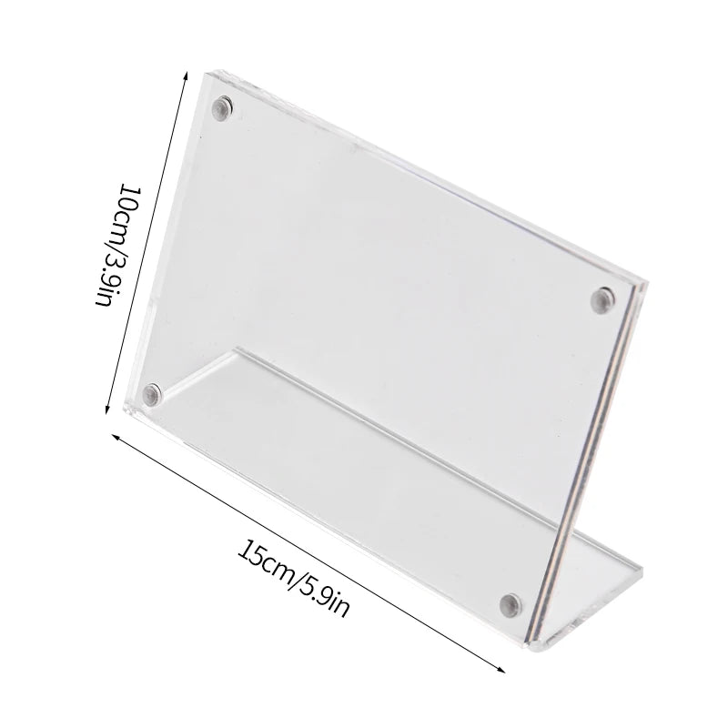 Transparent Acrylic Frames Photos Picture Frame Magnetic Double Sided Photo Frame Kpop Photocard Holder Album Poster Tag Display