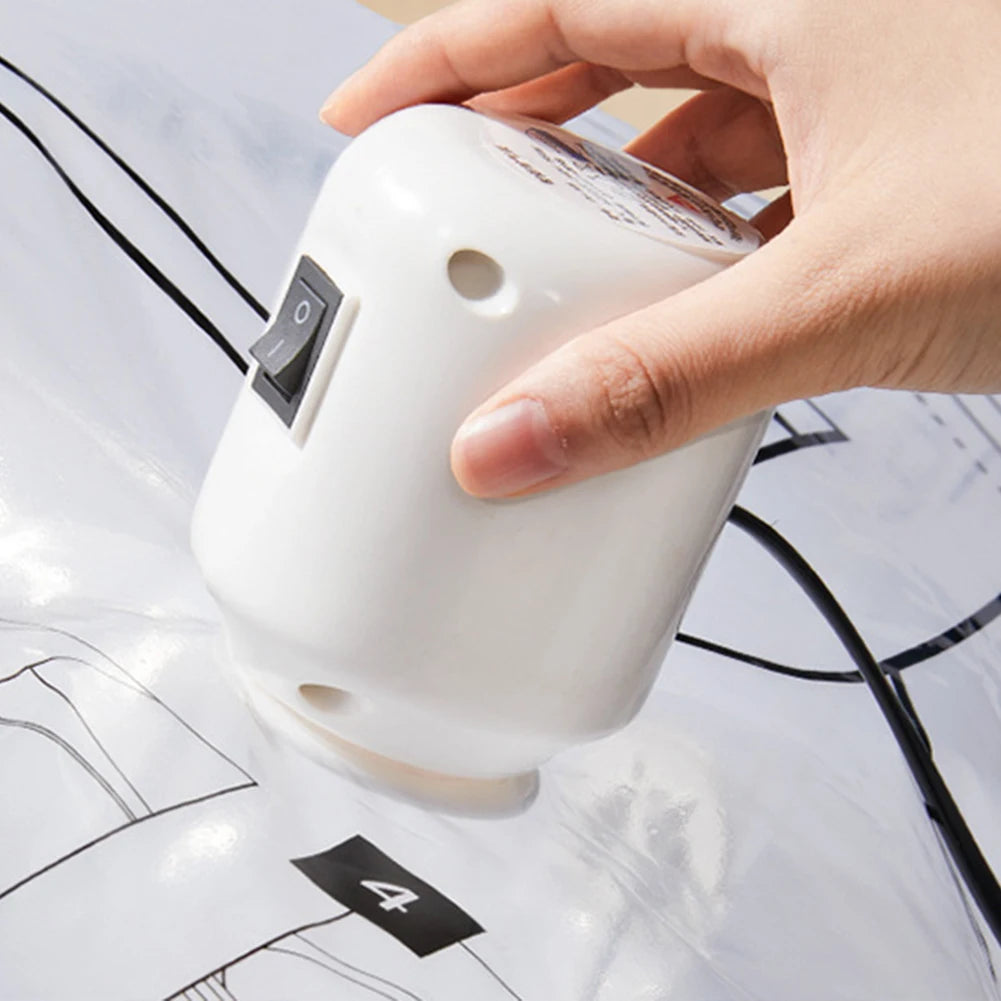 55W Vacuum Sealed Compression Bag Pump Electric Sealer Machine US/EU Labor-saving Compression Tool for Clothes Storage Bags