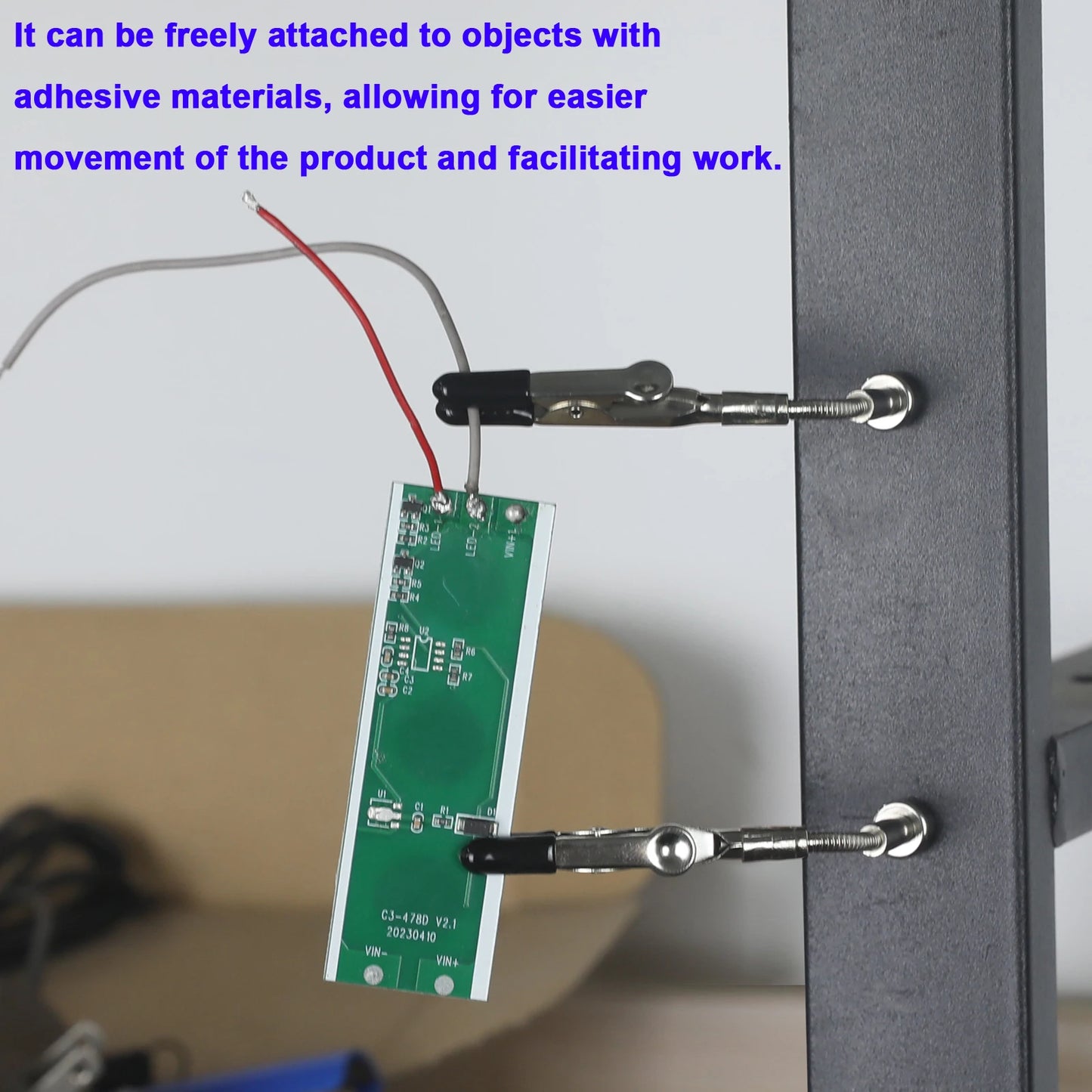 NEWACALOX Mini Magnetic Soldering Third Helplping Hand Flexible Arm PCB Circuit Board Hoder Electronic Repairing WeldingTool
