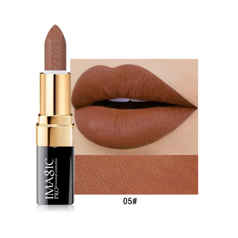 IMAGIC Lipstiffie Bevogtiger Lippe Gladde Lipstick Langdurige Sjarmante Lipstiffie Kosmetiese Skoonheid Grimering 12 Kleure
