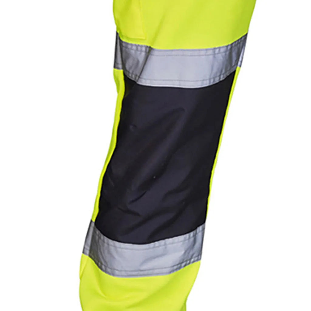 Men'S Reflective Overalls Multi-Pocket Training Sports Trousers Men Road Work High Visibility Overalls Casual Work Casual Pants