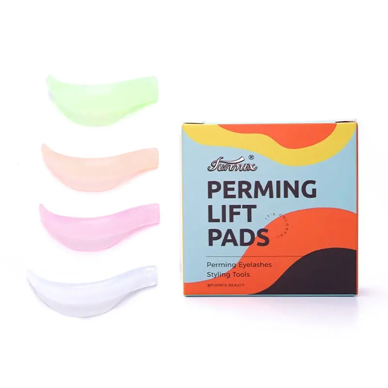 4 Pairs Silicone Eyelash Perm Pad Lifting Lashes Rods Shield Recycling 3D Eyelash Curler Accessories Applicator Makeup Tools