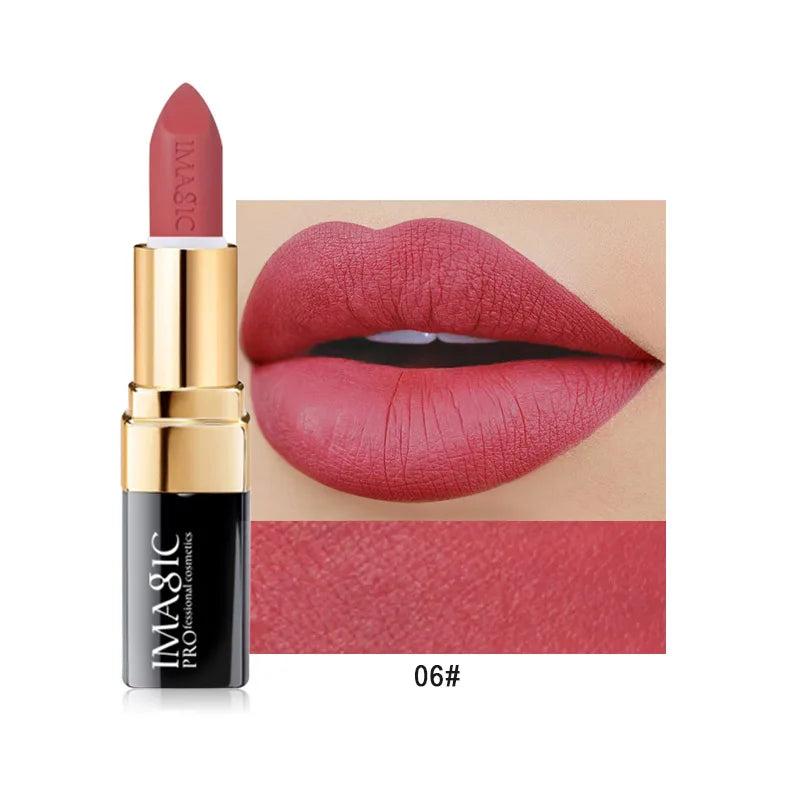 IMAGIC Lipstiffie Bevogtiger Lippe Gladde Lipstick Langdurige Sjarmante Lipstiffie Kosmetiese Skoonheid Grimering 12 Kleure