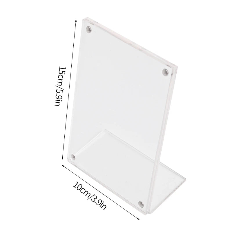 Transparent Acrylic Frames Photos Picture Frame Magnetic Double Sided Photo Frame Kpop Photocard Holder Album Poster Tag Display
