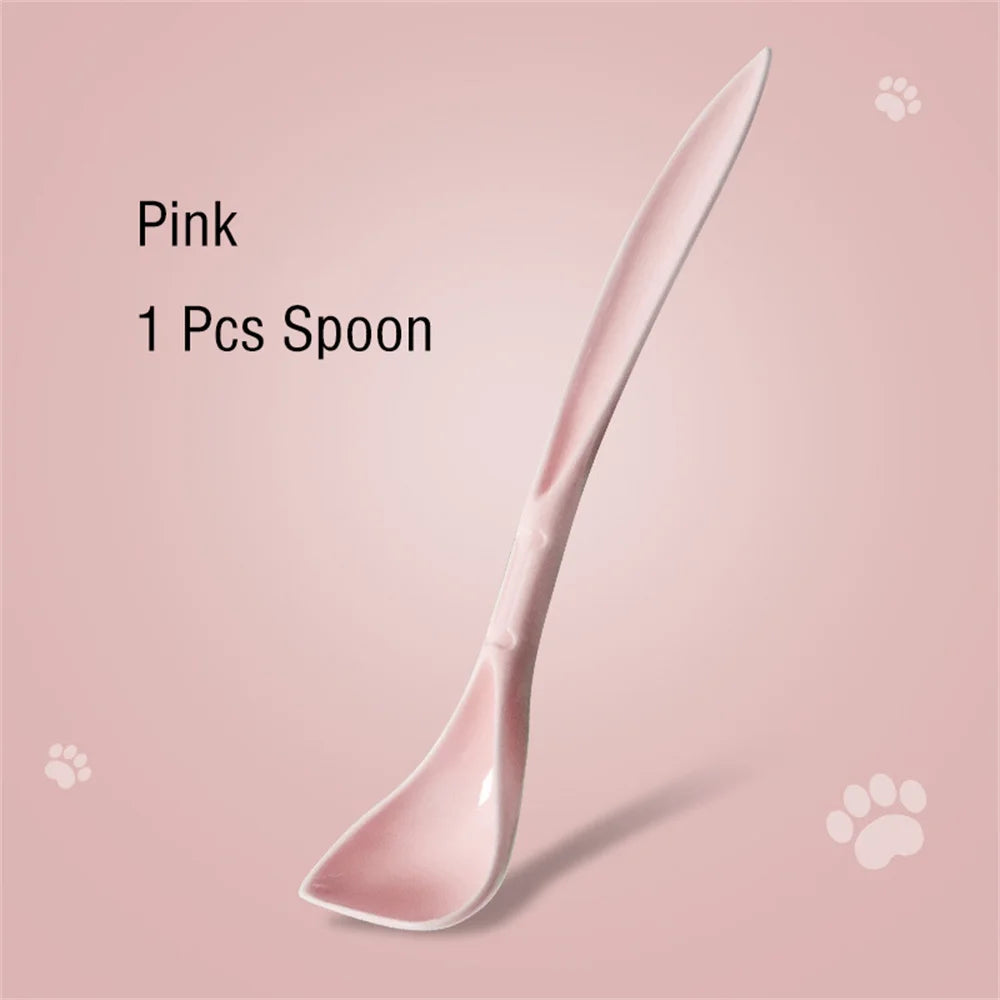 Portable Silicone Dog Cat Canned Lid 3-Ring Food Sealer Spoon Pet Food Cover Storage Fresh-keeping Lids Bowl Dog Accessories