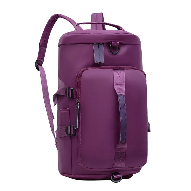 Largecapacity sports fitness bag,suitablefor short trips,yoga training,can be carried on one shoulder,by hand,or across the body