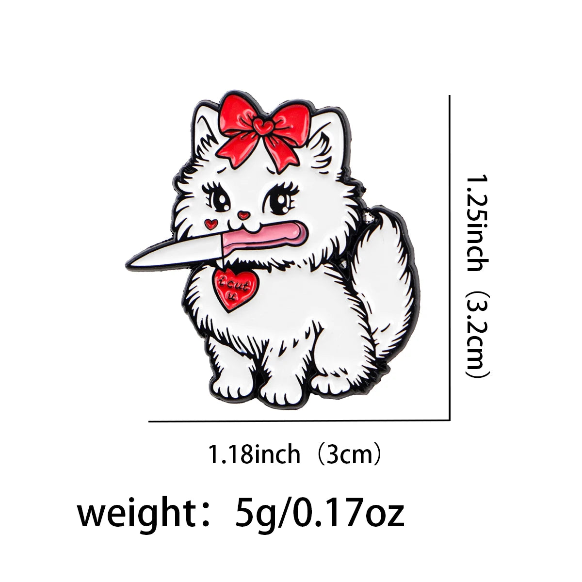 Cute Cat Enamel Pins Cartoon Women's Brooches Men Lapel Pins Badge on Backpack Costume Accessories Animal Jewelry Girls Gifts