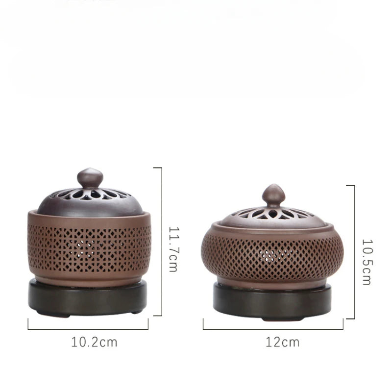 Timed Temperature Regulation Heating Electronic Aromatherapy Stove Home Interior/study/office/tea Room/hotel Seal Incense Tools