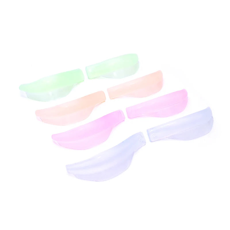 4 Pairs Silicone Eyelash Perm Pad Lifting Lashes Rods Shield Recycling 3D Eyelash Curler Accessories Applicator Makeup Tools