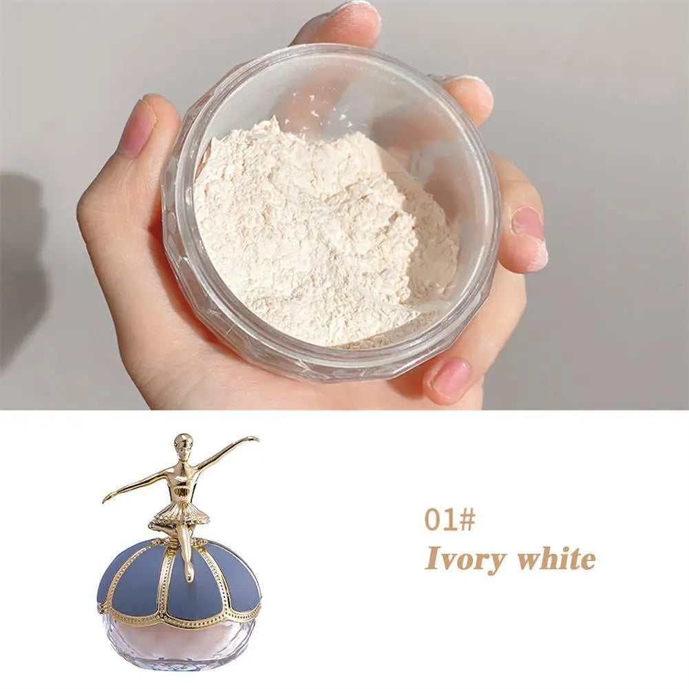 Creative Loose Powder Ballerina Makeup Loose Powder Long-lasting Waterproof Natural Whitening Makeup Matte Invisible Pore