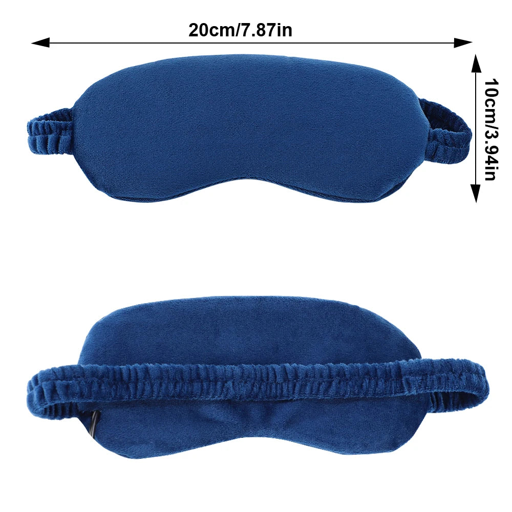 USB Eye Massager Heated Eye Shade Relieve Eye Fatiuge Remove Dark Circles Hot Eye Cover for Night Sleep Travel Office Eye Mask