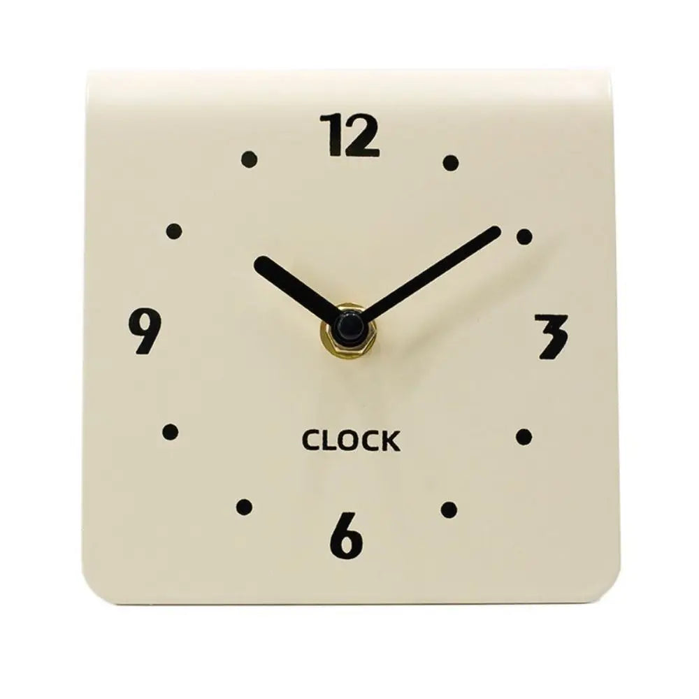 Simple Art Silent Tabletop Clock Acrylic Minimalist Bedside Table Clock Exquisite Desk Clock Gift