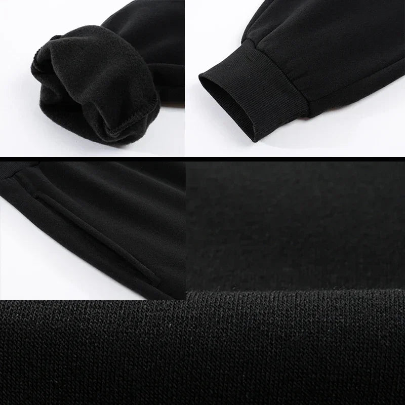 New Four Seasons Men's Sports Pants Spider Jogging Pants Men's Autumn/Winter Daily Casual Pull Rope Pants