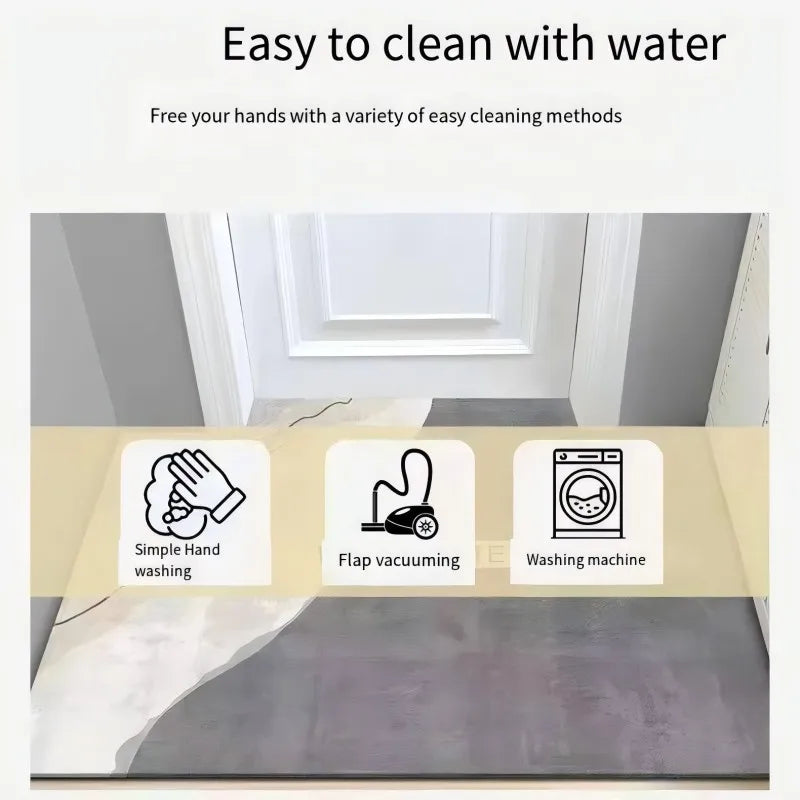 VIKAMA Halloween Shaped Decorative Rug Black Spider Web Ghost Gothic Bathroom Entryway Footrest Washable Dirty Resistant Carpet