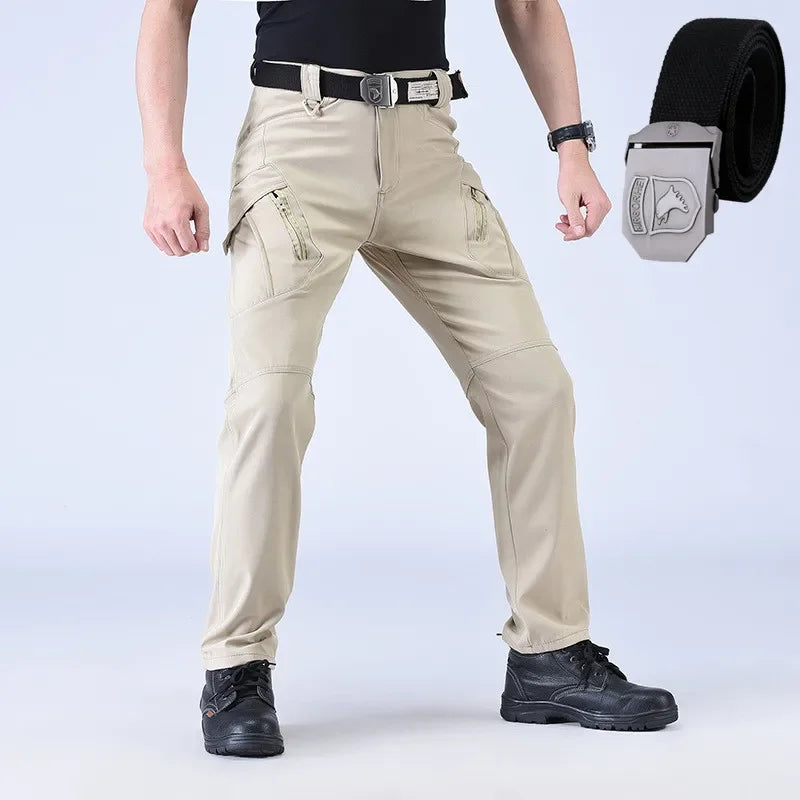 Men's Elastic Hiking Trekking Fishing Climbing Camping Outdoor Hunting Trousers Spring Autumn Fall Cargo Tactical Fast Dry Pants