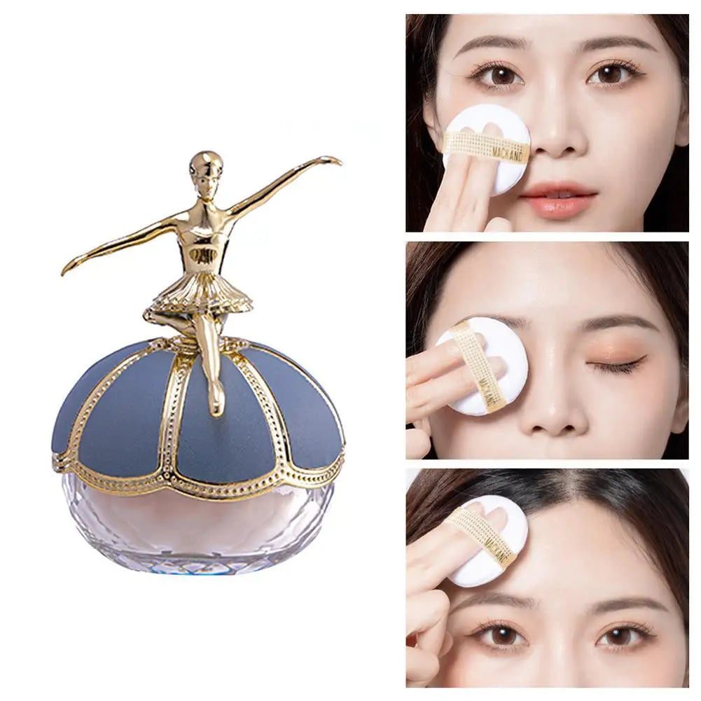 Creative Loose Powder Ballerina Makeup Loose Powder Long-lasting Waterproof Natural Whitening Makeup Matte Invisible Pore
