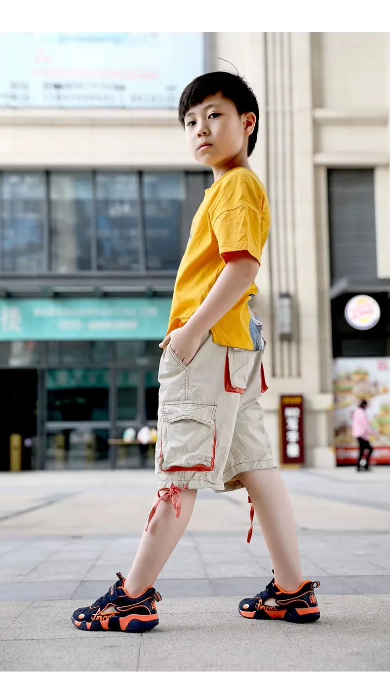 Kids Summer Shoes Kids Sandals Breathable Boys Sandals Soft Children's Shoes Outdoor Protecting Toes Beach Sandal Water Shoes