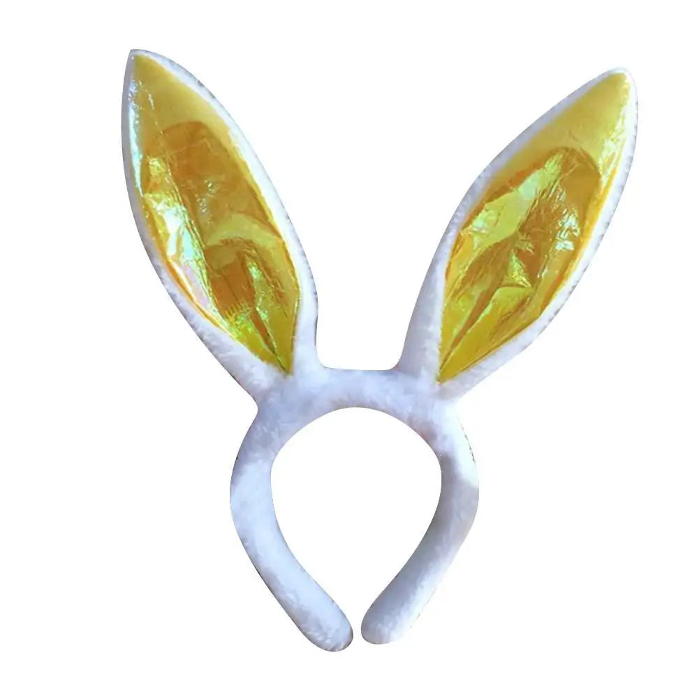 Cute Easter Bunny Ears Headband Women's Plush Lugs Hare Ears Hairband Girl Rabbit Ears Headwear Cosplay Costume Hair Accessories