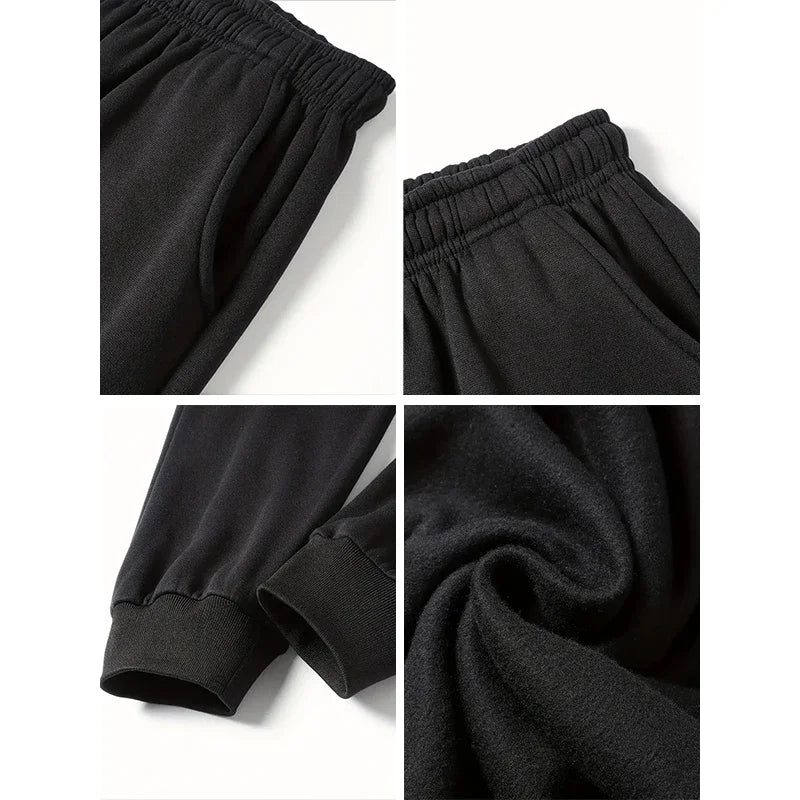 New Four Seasons Men's Sports Pants Spider Jogging Pants Men's Autumn/Winter Daily Casual Pull Rope Pants