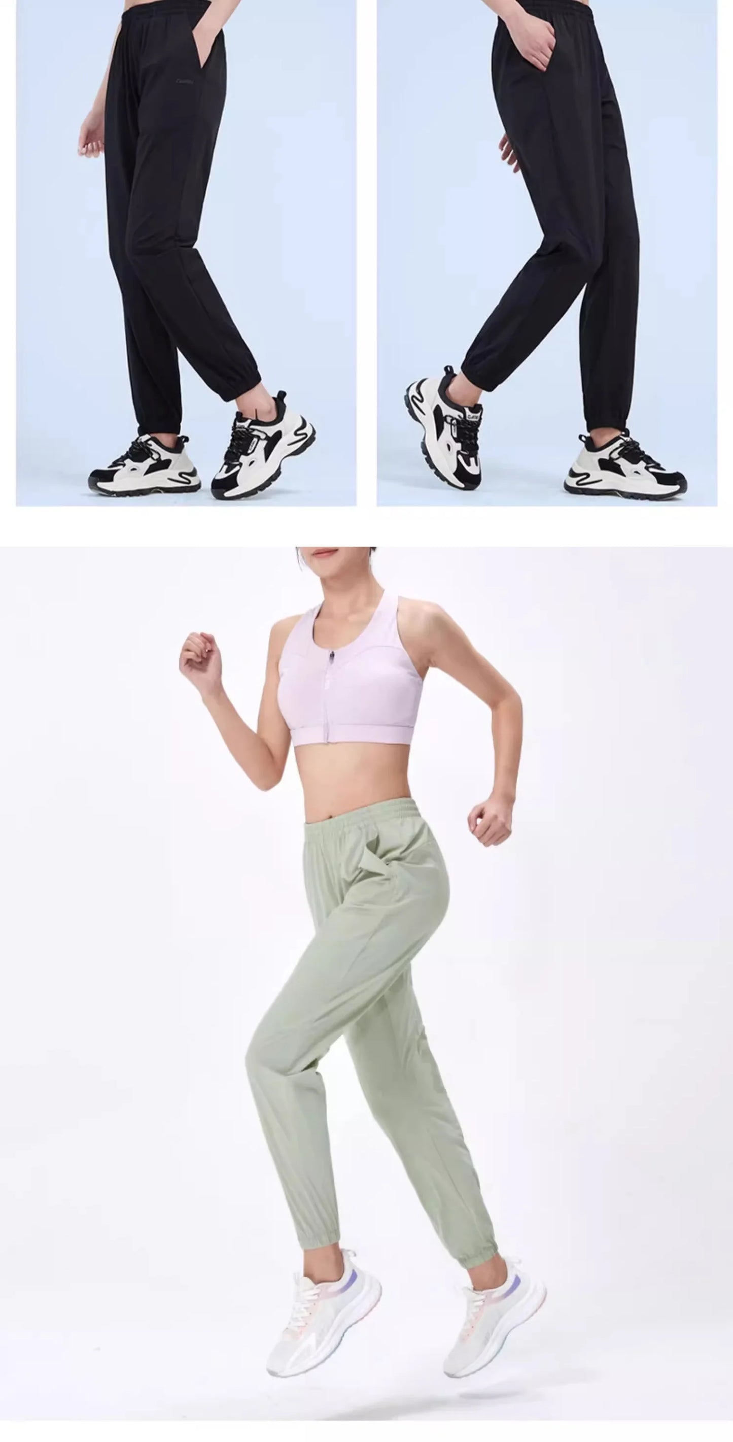 GOLDEN CAMEL Outdoor Hiking Pants Sun Protection Sport Running Trousers Quick-dry Thin Ice Feeling Pant for Women 2023 Summer Ne