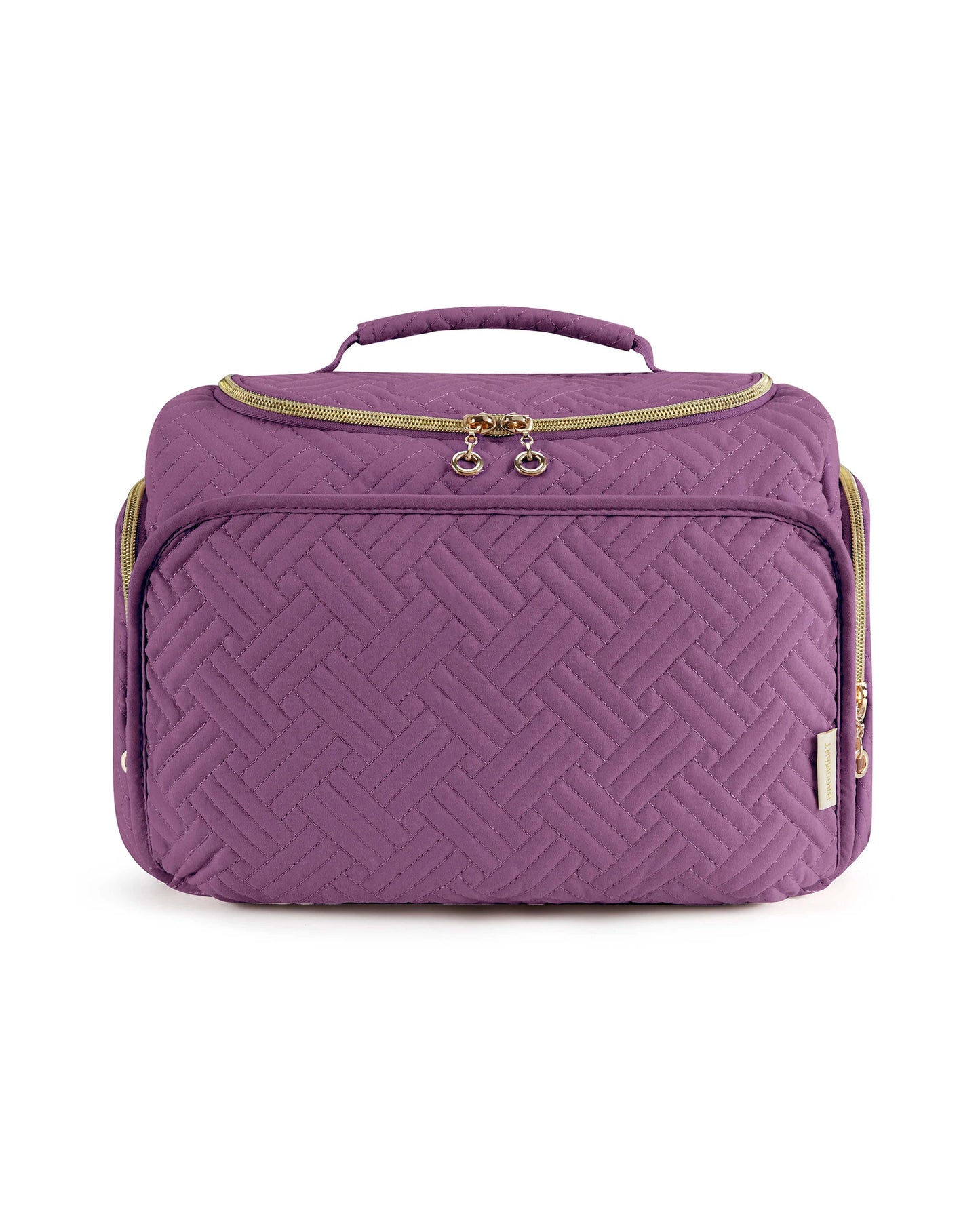 BAGSMART Cosmetic Bag for Make UP Cases Large Capacity Makeup Organizer With Handle Waterproof Travel Toiletry Storage