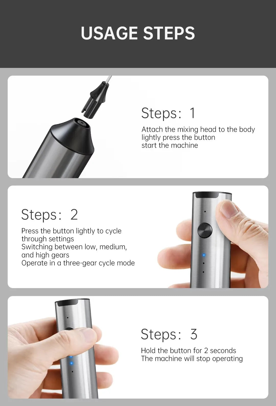 Wireless Electric Mini Milk Frother Coffee Whisk Portable Egg Beater Blender Kitchen Cooking Stirrer Cappuccino Coffee Maker